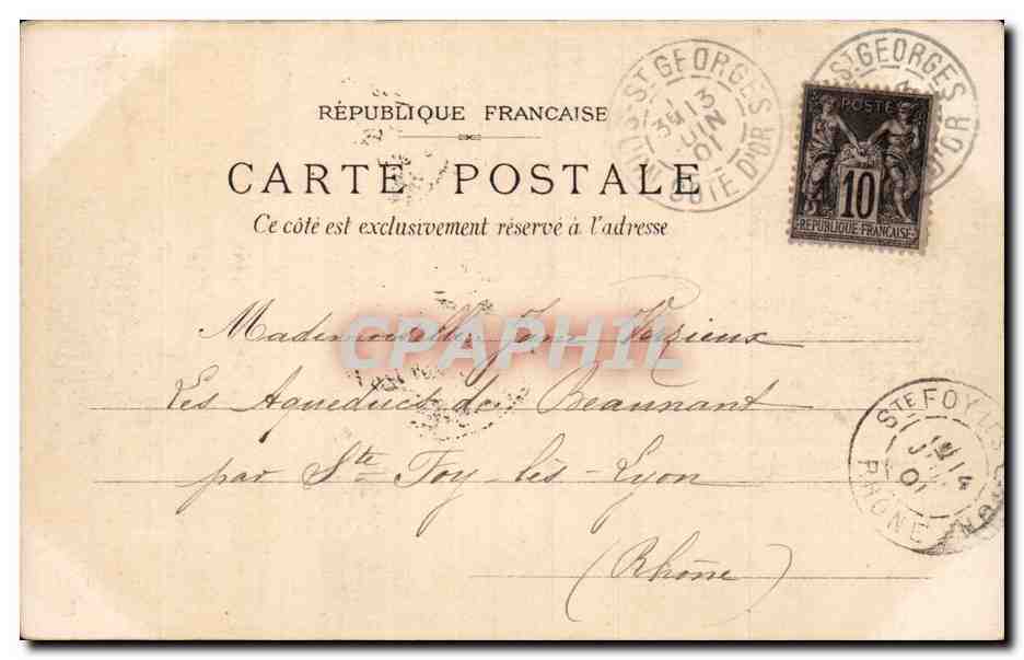 CPA Retour de Christophe Colomb — Verso
