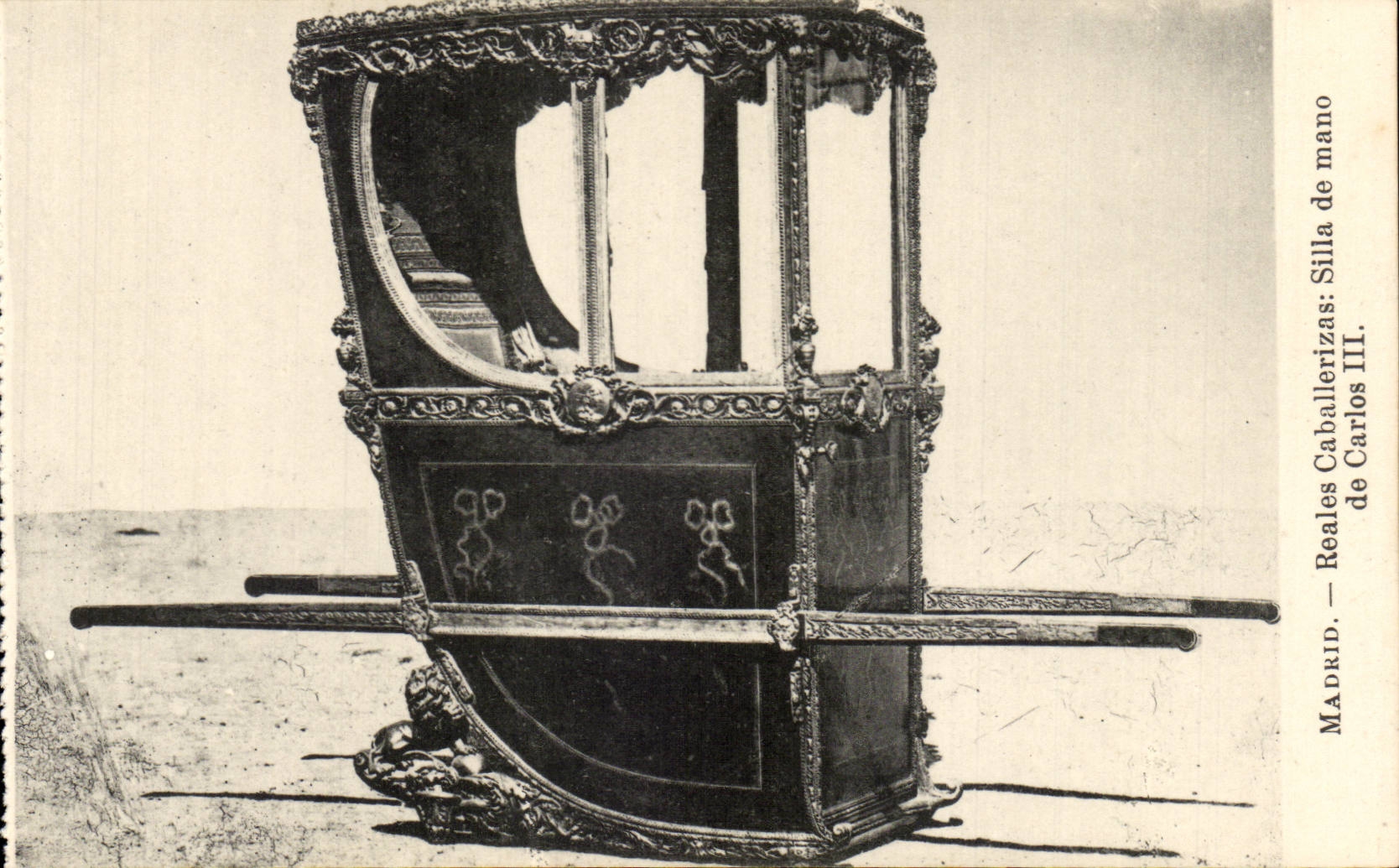 Madrid — Silla de mano de Carlos III — Reales Caballerizas