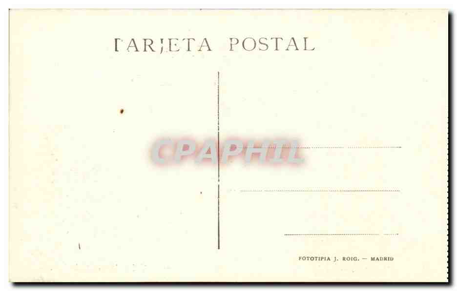Madrid — Reales Caballerizas: Carroza de Fernando VII y María Cristina. — Rückseite