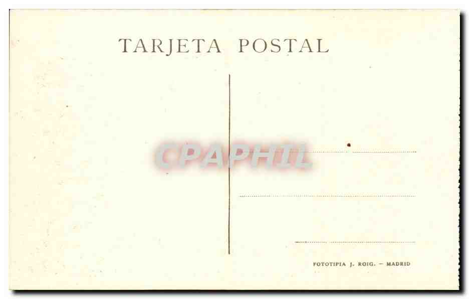 Espana Spain Espana CPA Madrid Reales Caballerizas Carroza de gala de Carlos IV — Rückseite