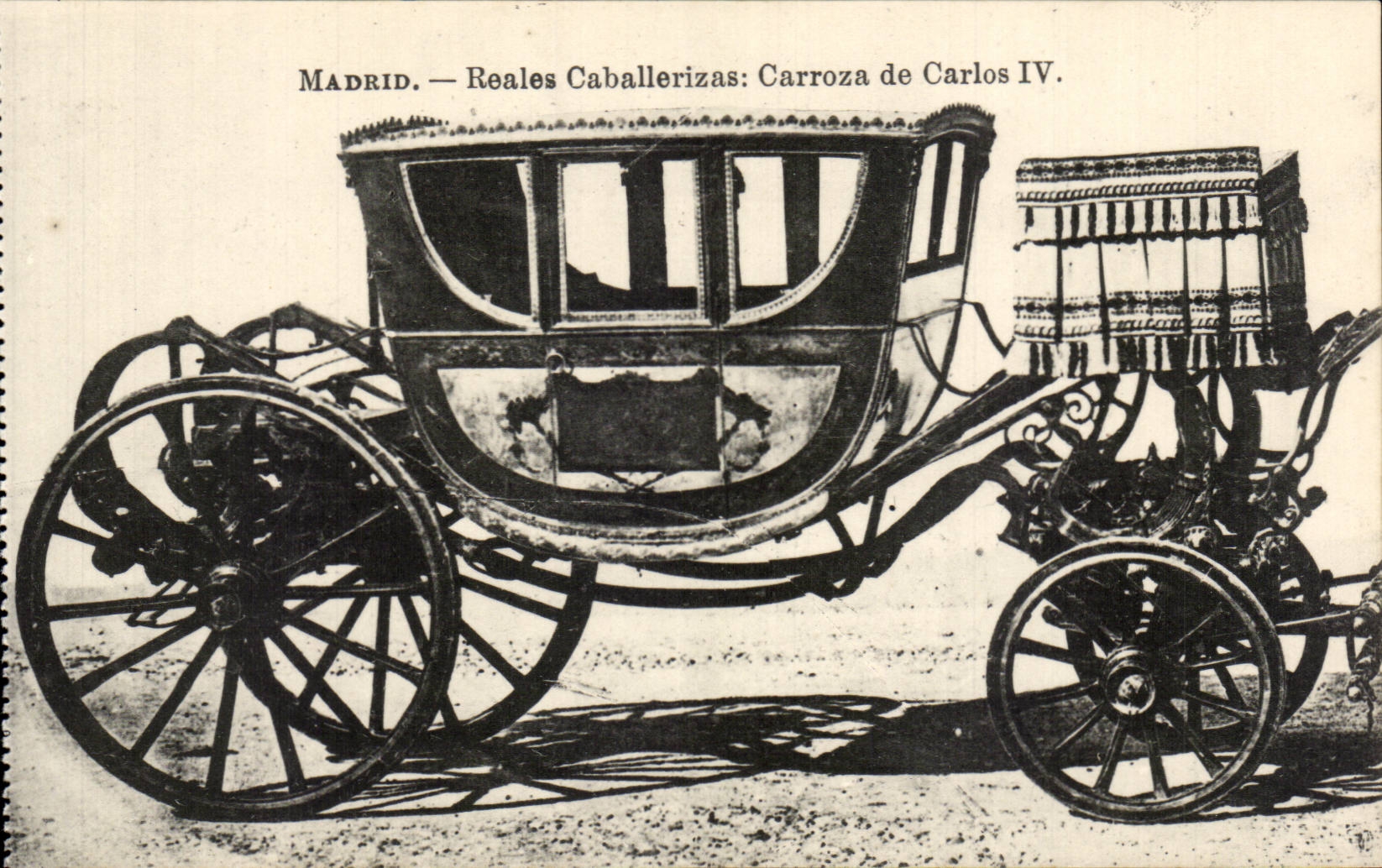 Madrid — Reales Caballerizas: Carroza de Carlos IV.
