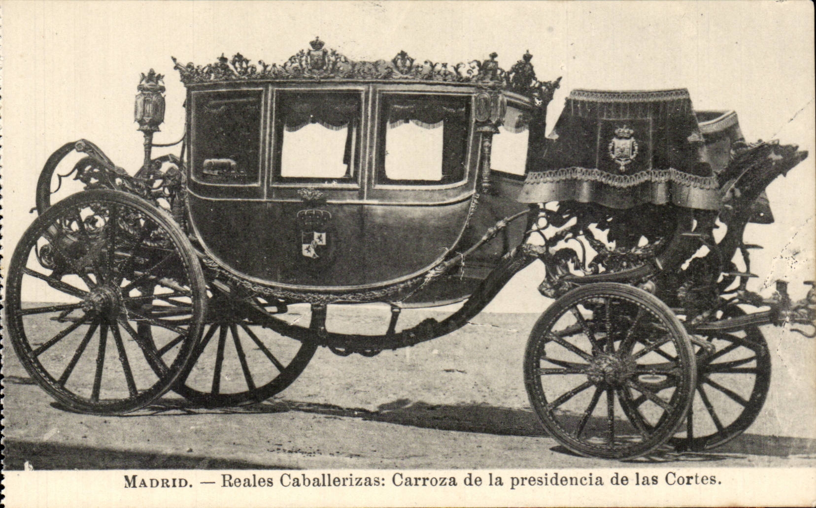 Espana Spain Espana CPA Madrid Reales Caballerizas Carroza de la presidencia de las Cortes