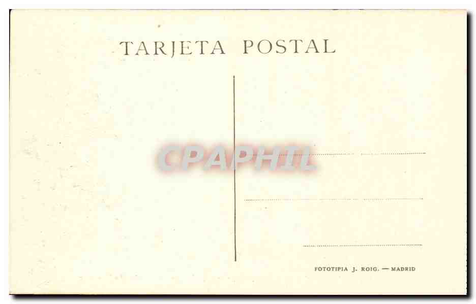 Espana Spain Espana CPA Madrid Reales Caballerizas Carroza de la presidencia de las Cortes — Back