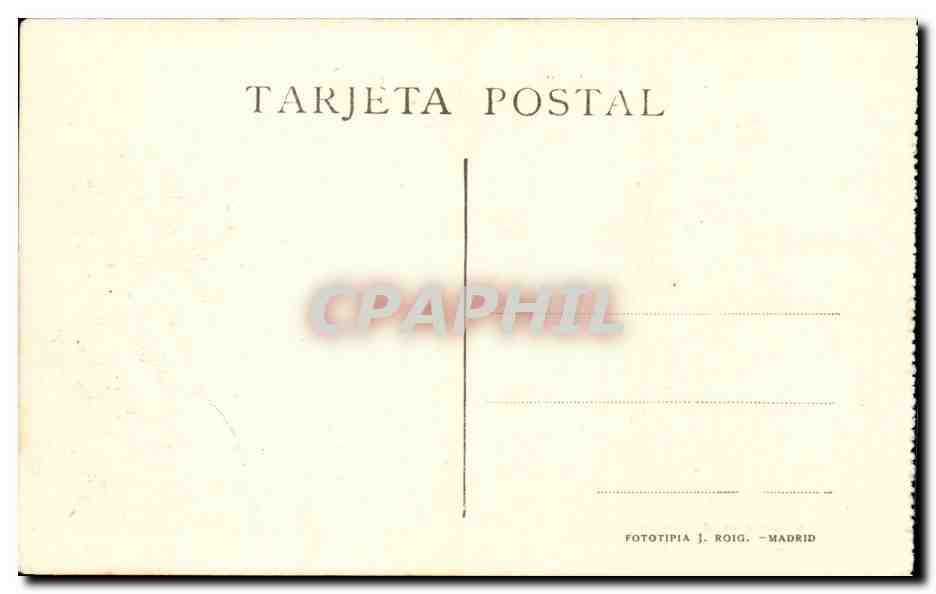 Espana Spain Espana CPA Madrid Reales Caballerizas Carroza de la Corona — Rückseite