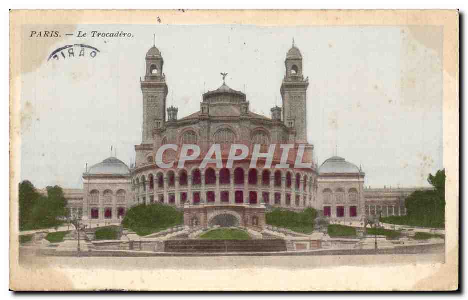 CPA Paris Le Trocadero