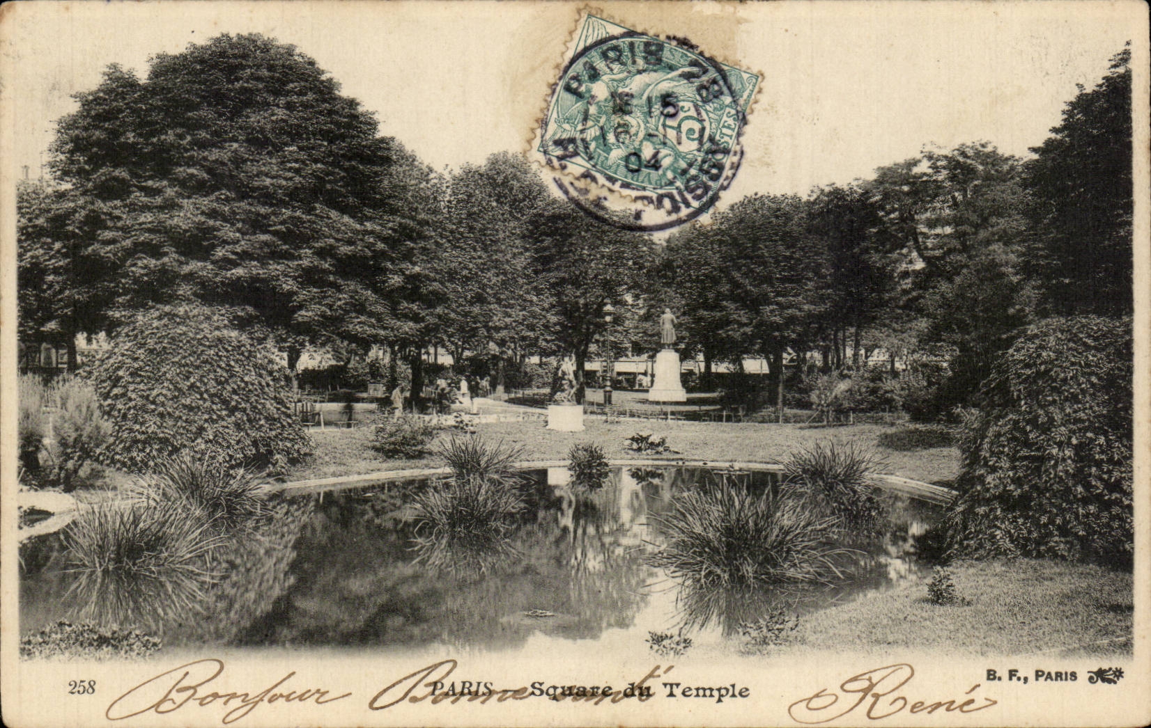 CPA Paris Square du temple
