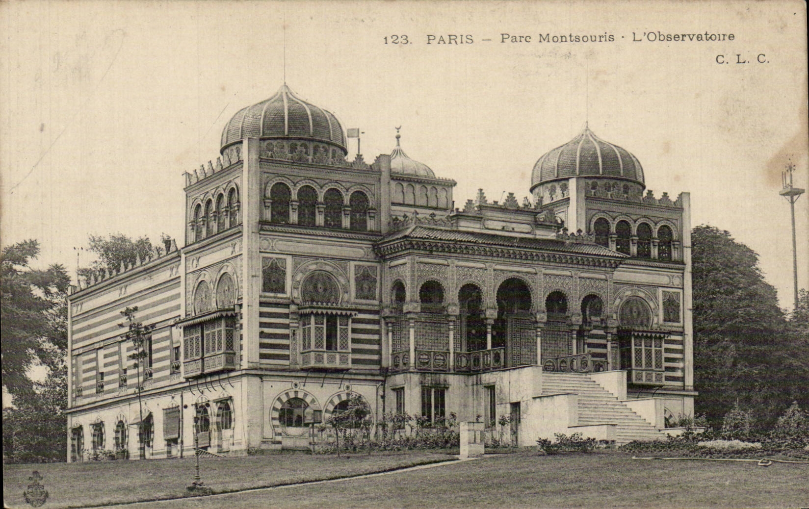 CPA Paris Parc Montsouris L'observatoire