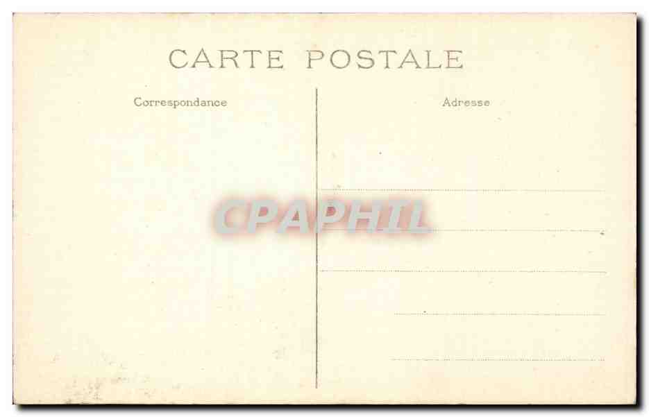 CPA Paris Boulevard St Marcel Statue de Jeanne d'arc par Chatrousse — Verso