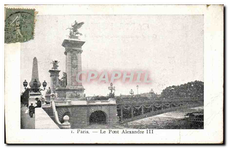 CPA Paris Pont Alexandre III