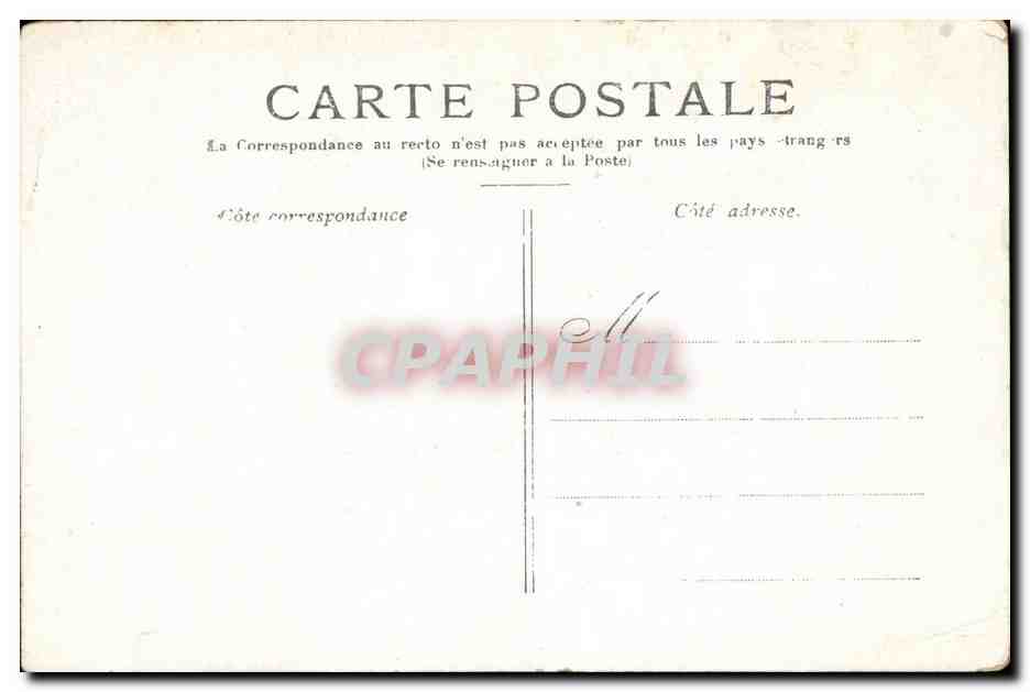 CPA Paris Le Moulin Rouge — Rückseite