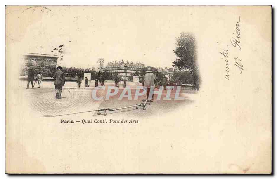 CPA Paris Quai Conti Pont des arts