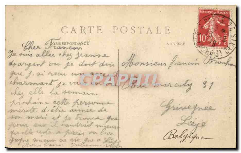 CPA Paris Notre Dame  — Rückseite