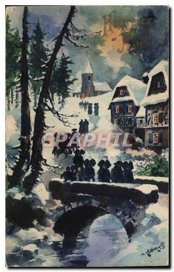 CPA Fantaisie Heureux Noel