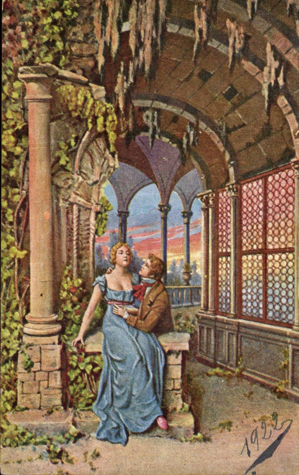 CPA Fantaisie Femme