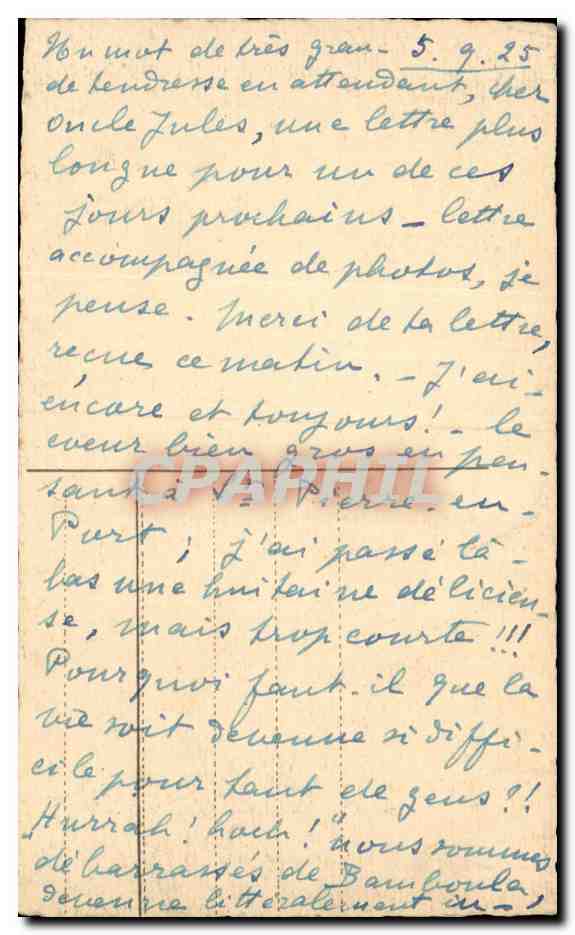 CPA Fantaisie Femme Douce intimite — Rückseite