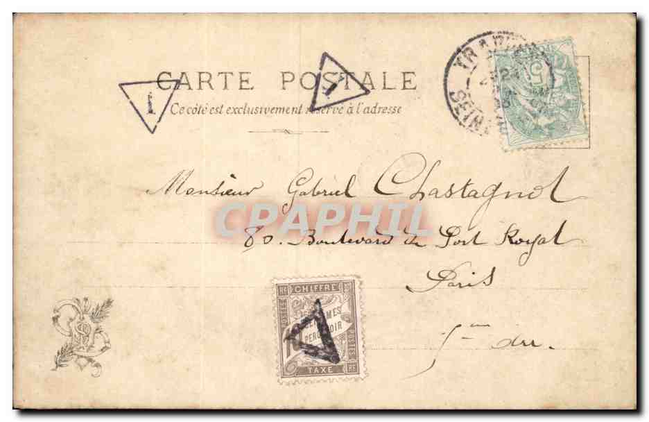Les fumeurs de narghilé — Salon — E. Bordes — 1902 — Verso