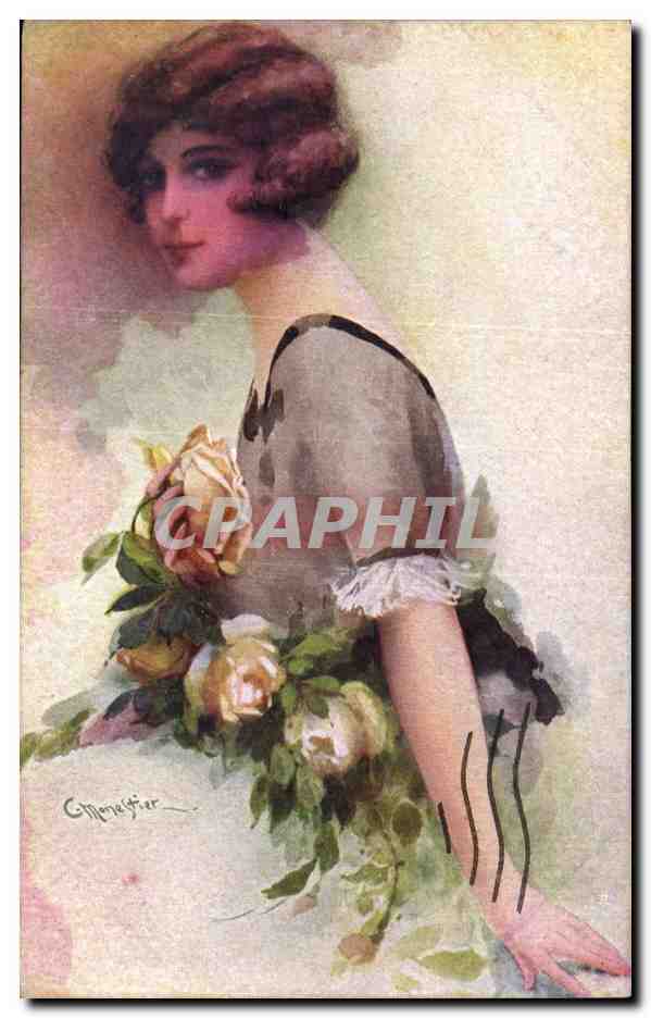 CPA Fantaisie Femme