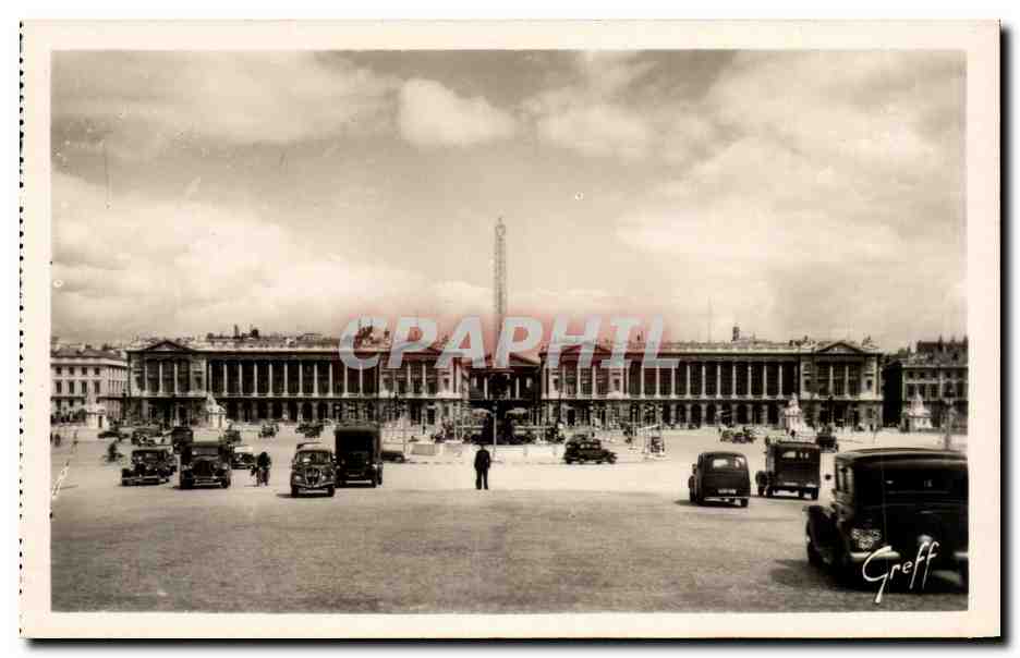 CPA Paris Place de la Concorde