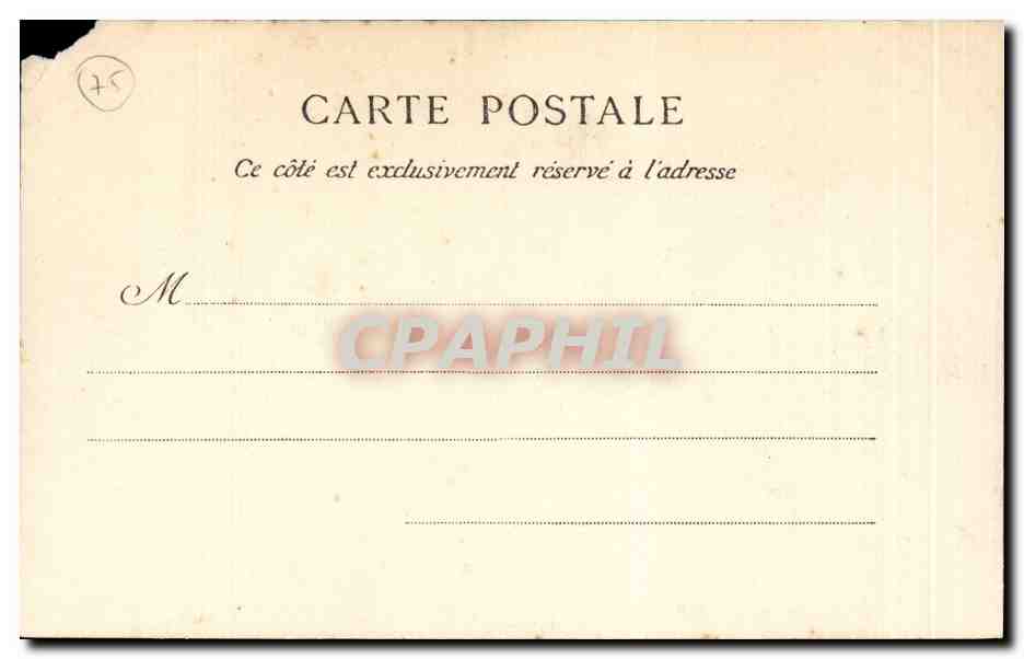 Paris CPA Les souverains d'Italie a Paris Avenue de l'Opera Vue prise des grands boulevards — Rückseite