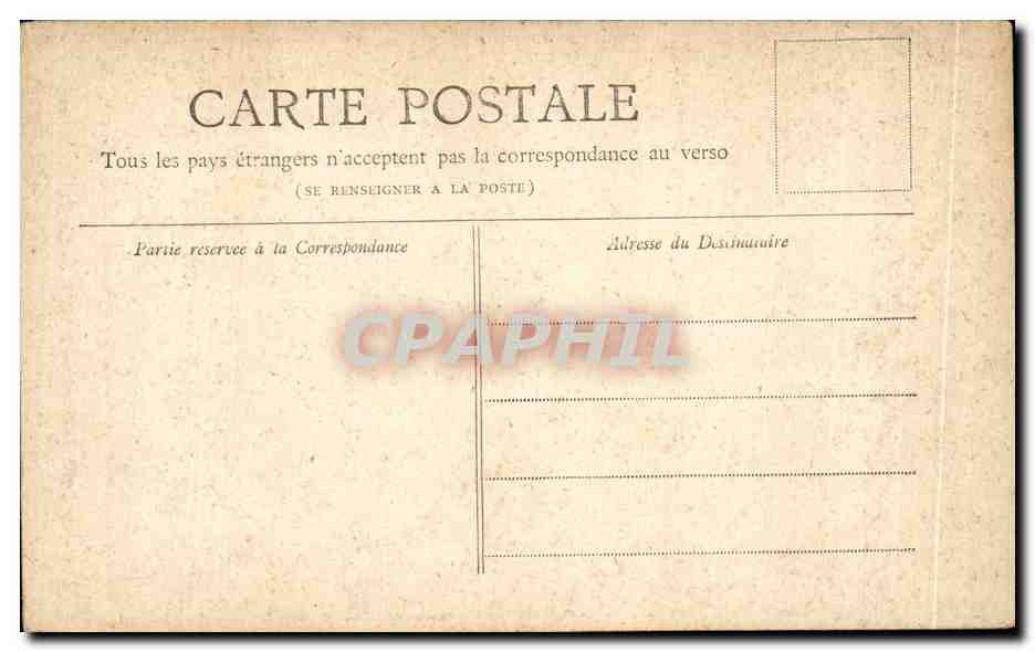 Paris CPA Le Val de Grace — Rückseite