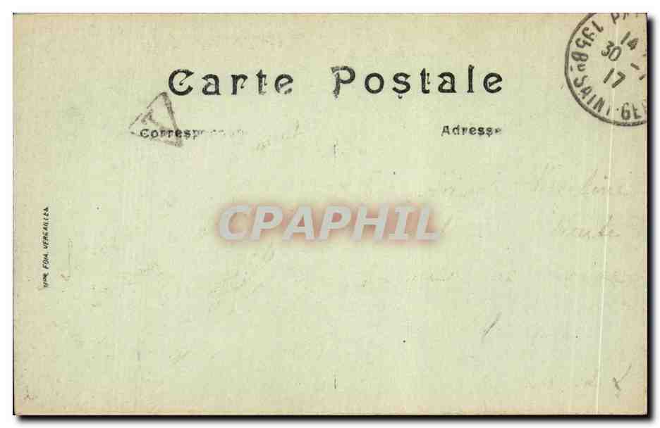 Paris CPA Musee de Cluny — Verso