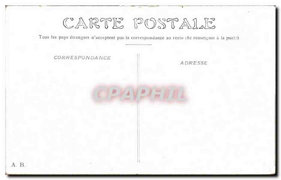 Paris CPA Arc de Triomphe du Carrousel — Rückseite