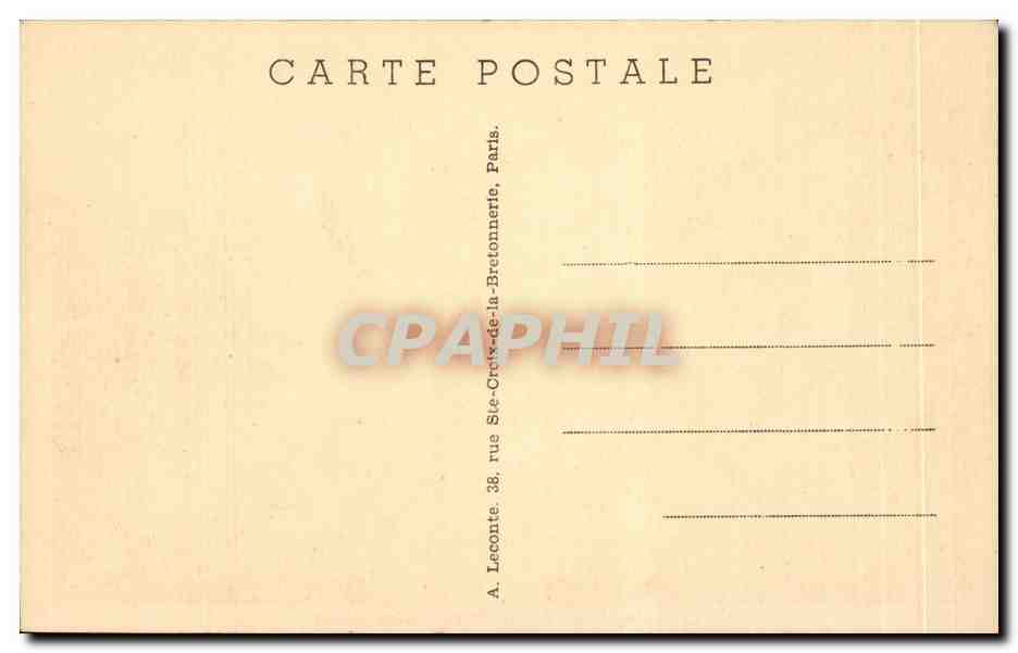 Paris CPA Rue de Rivoli — Rückseite
