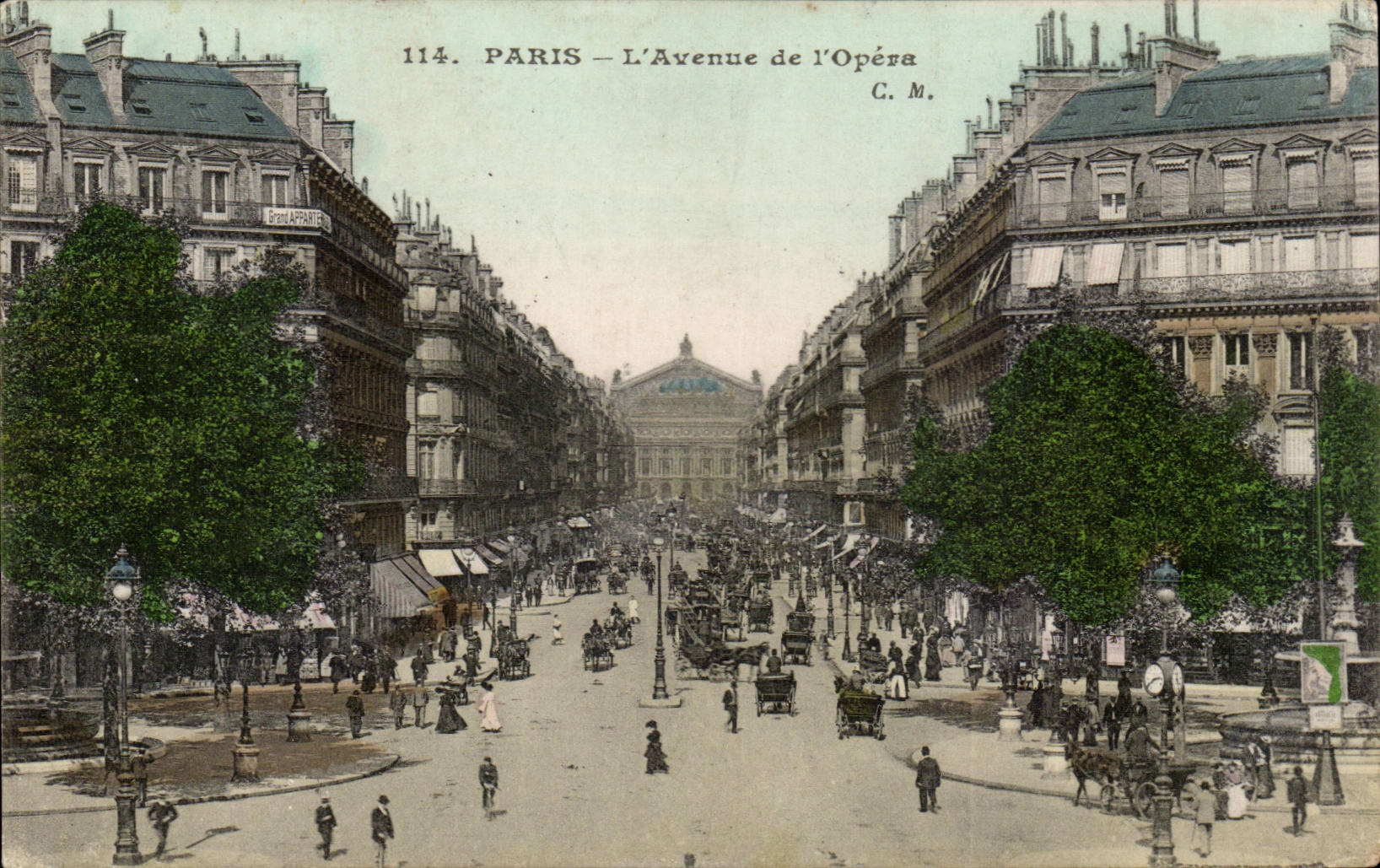 Paris CPA Avenue de l'Opera