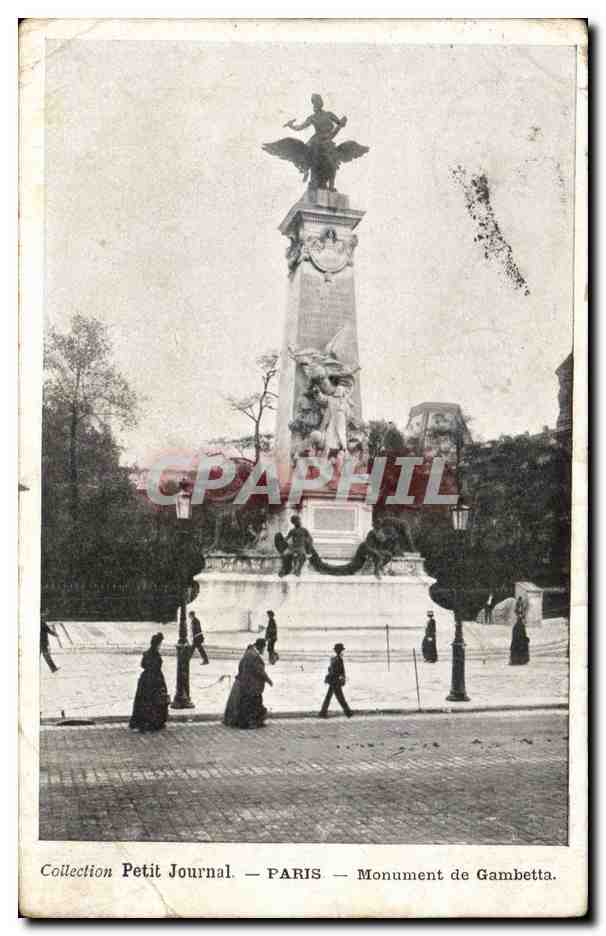 Paris CPA Monument de Gambetta