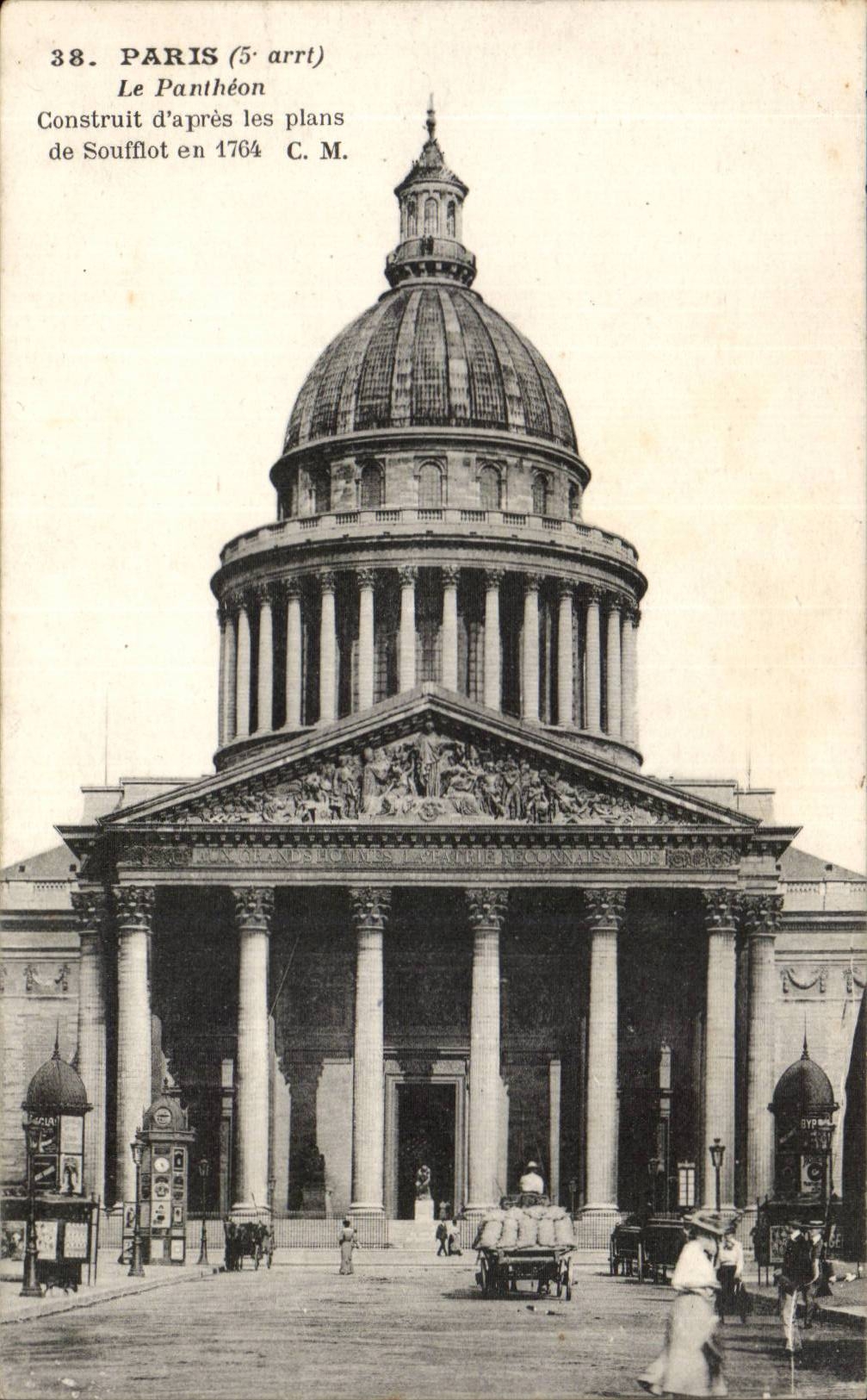 Paris CPA Le Pantheon 