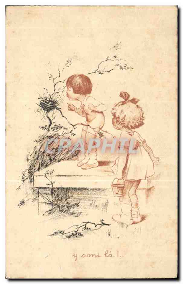 CPA Fantaisie Enfants