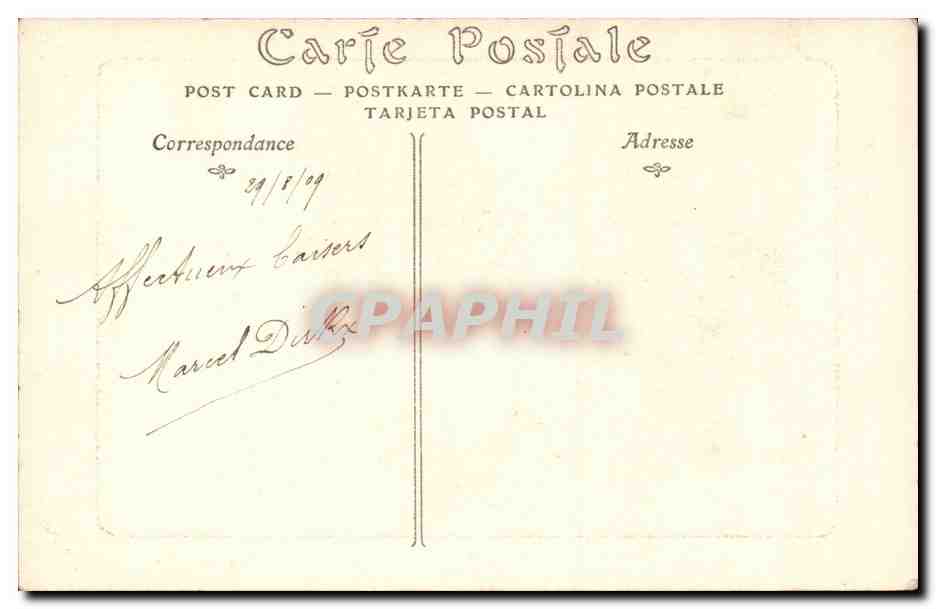 CPA Fantaisie Paysage de France  — Rückseite