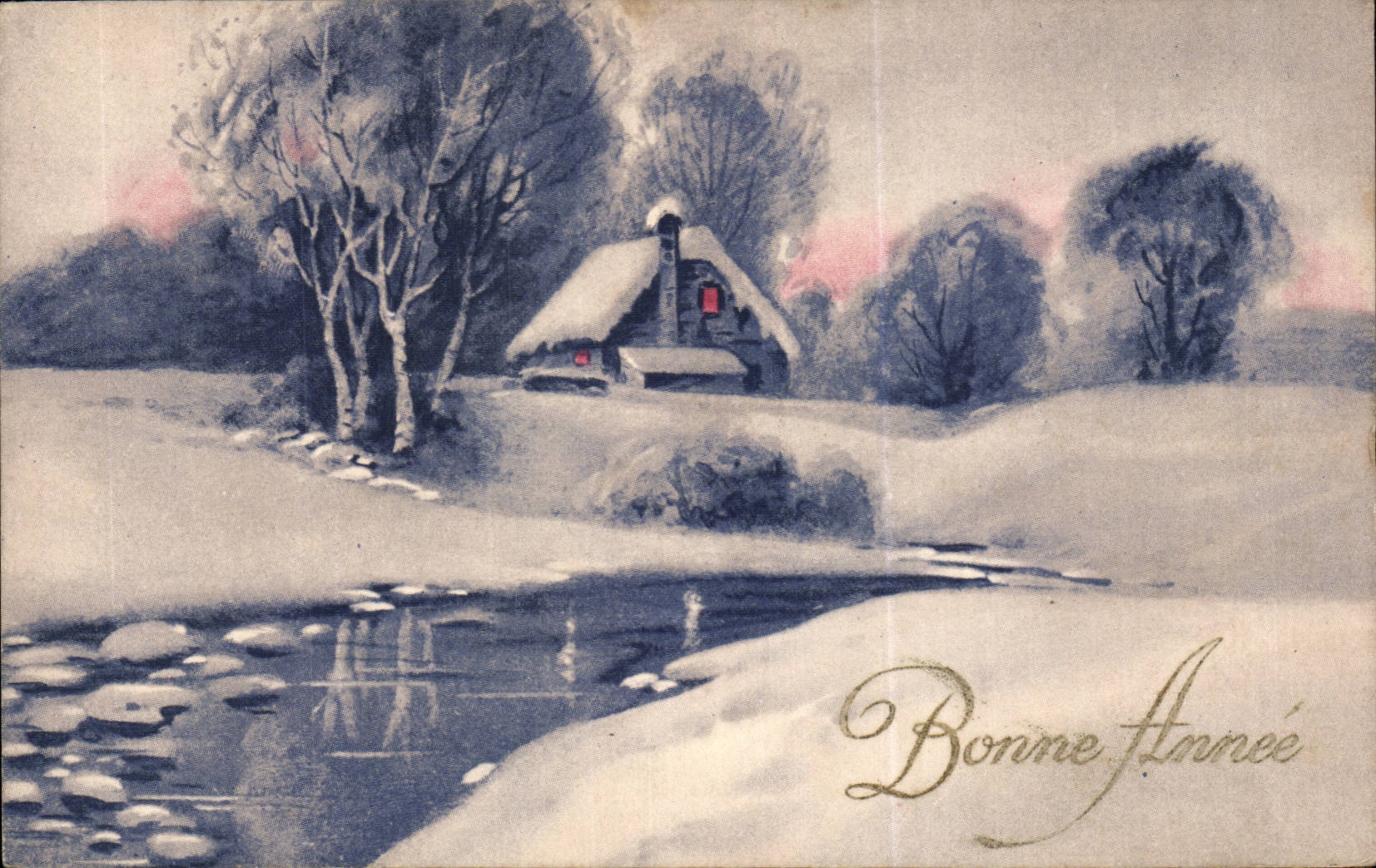 CPA Fantaisie Bonne annee