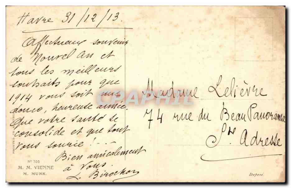 CPA Fantaisie Enfants — Rückseite