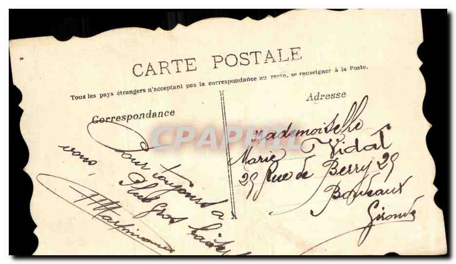 CPA Fantaisie Bonne fete — Rückseite