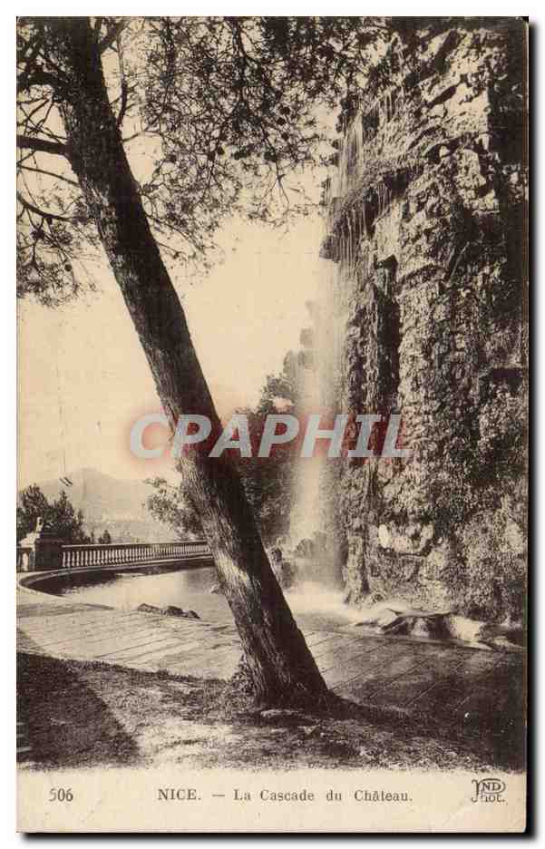 CPA Nice La cascade du chateau