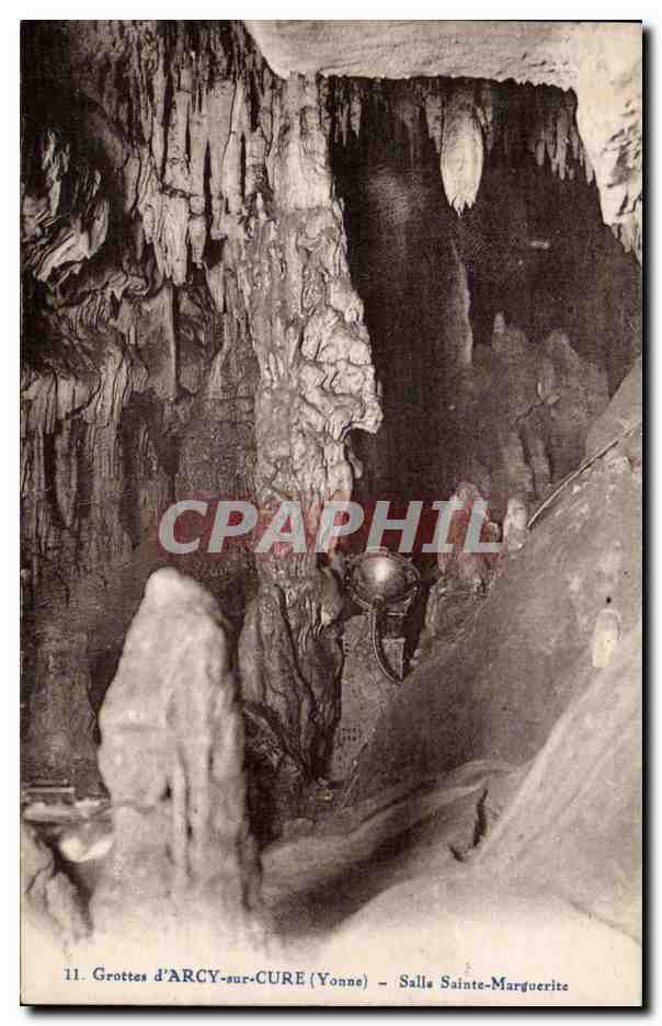 CPA Grottes d'Arcy sur Cure Salle Sainte Marguerite