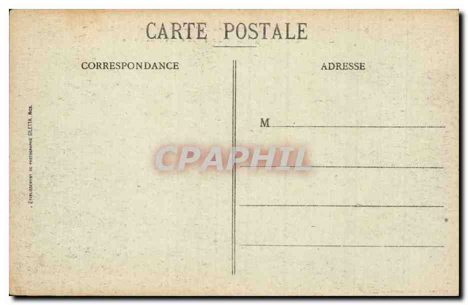 CPA Principaute de Monaco Vue prise du rond point de la Turbie — Rückseite