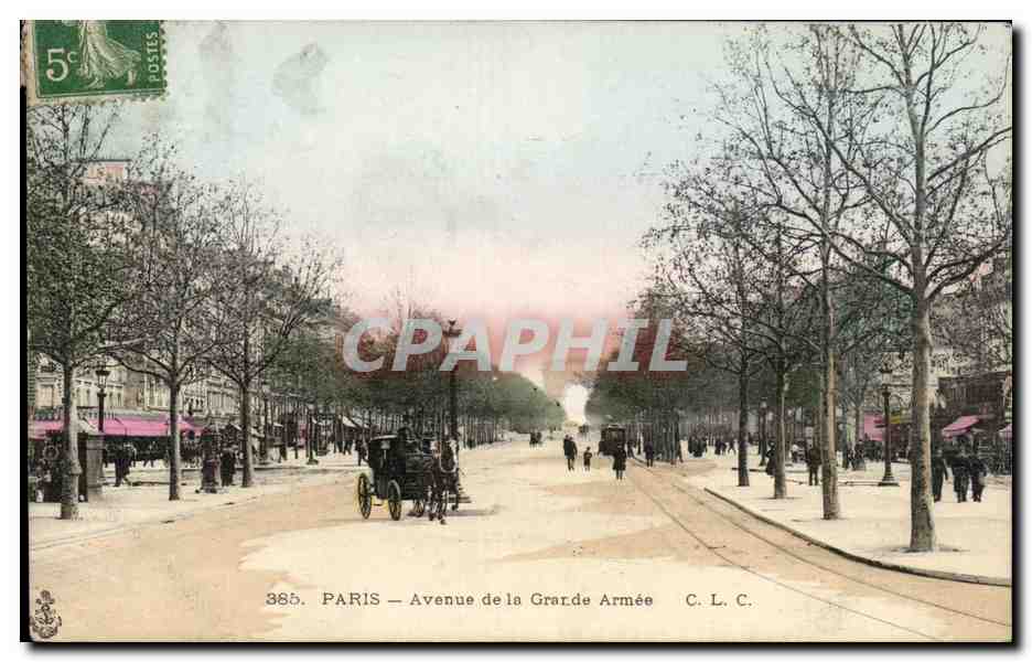 Paris - 8 - Avenue de la Grande Armee CPA 
