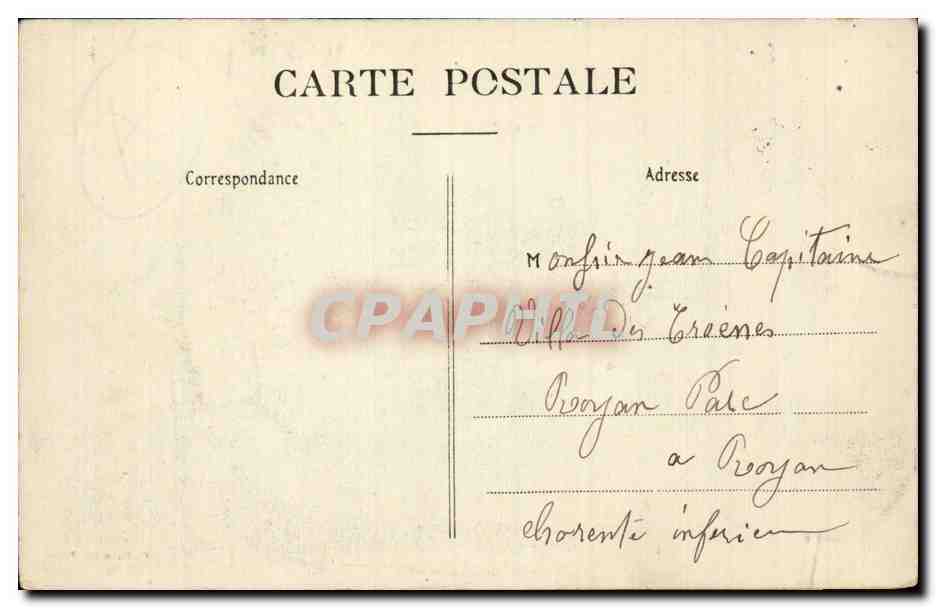 Paris - 16 - Bois de Boulogne - bateau - boat CPA  — Rückseite