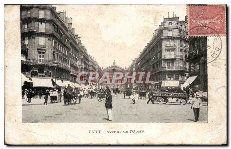 Paris - 9 - Avenue de l'Opera CPA 