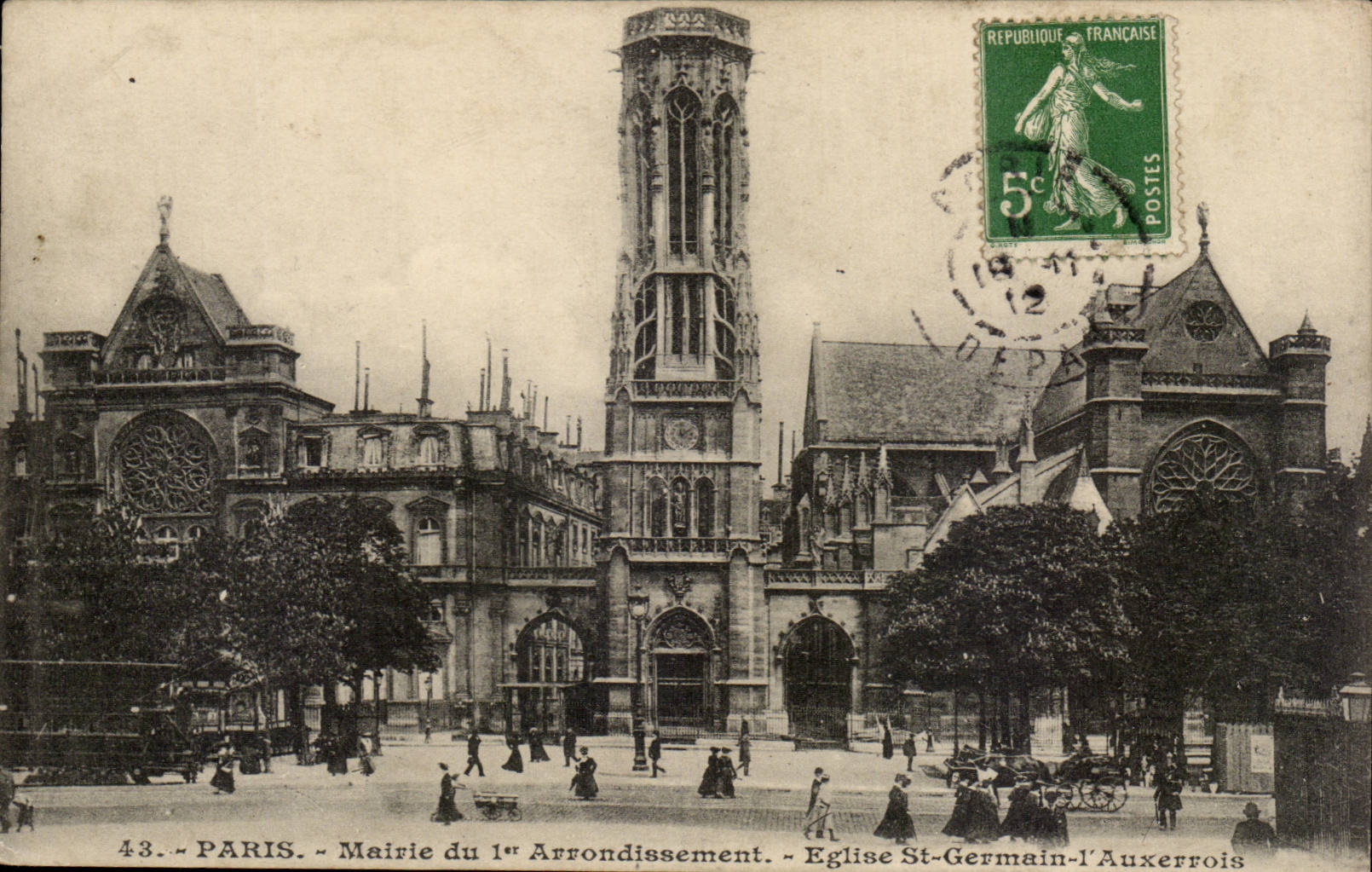 Paris - 1 - Mairie du 1 Arrondissement - CPA 