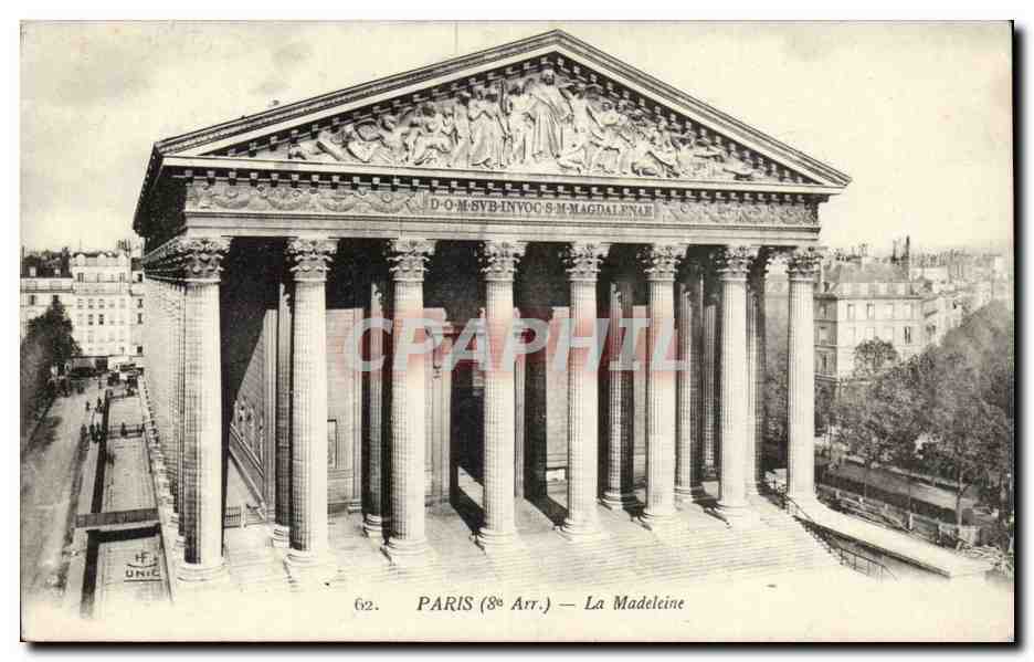 Paris - 8 - La Madeleine CPA 