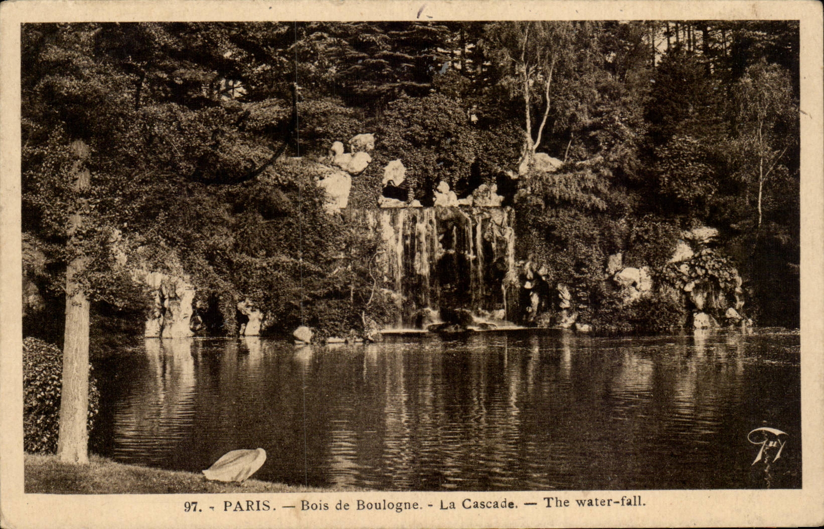 Paris - 16 - Bois de Boulogne - La Cascade CPA 