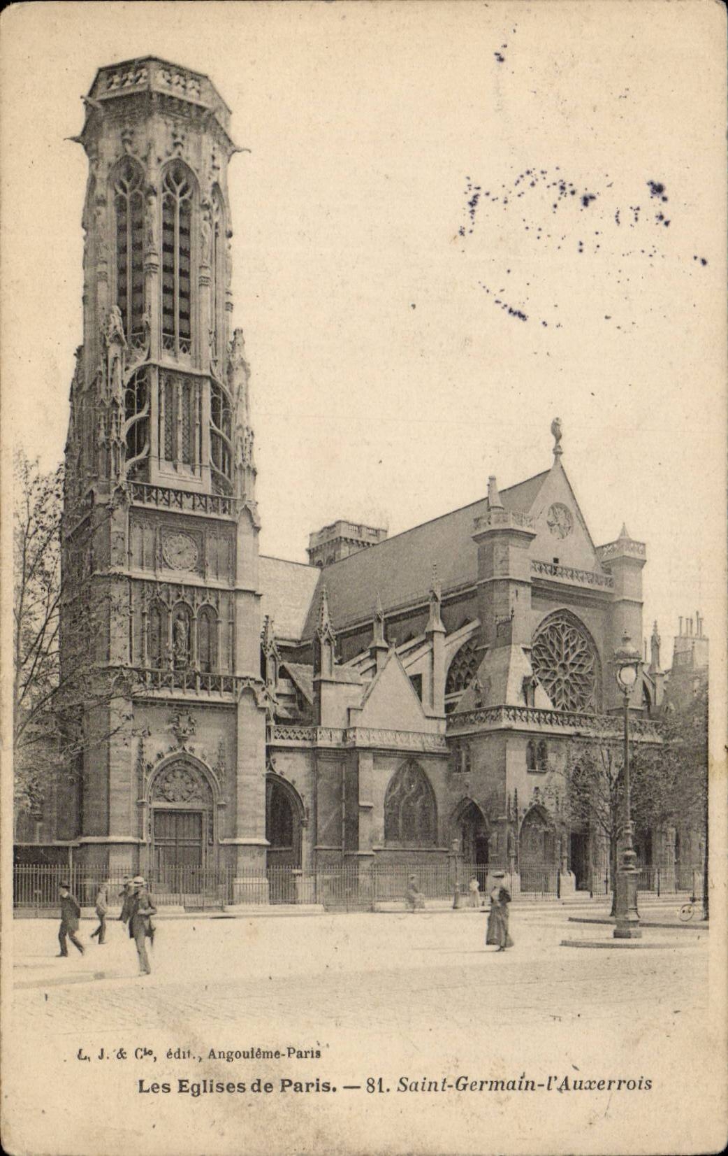 Paris - 1 Saint Germain L'Auxerrois CPA 