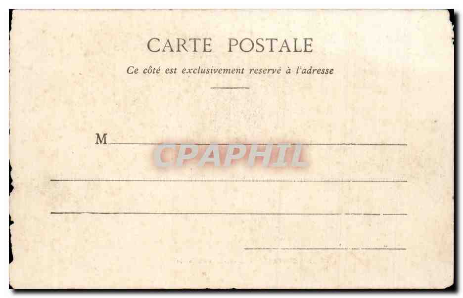 Paris - 3 - Ecole Centrale - Une Galerie en Cares - CPA  — Rückseite