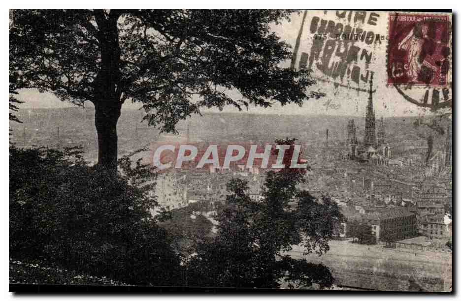Rouen - Vue Generale - CPA 