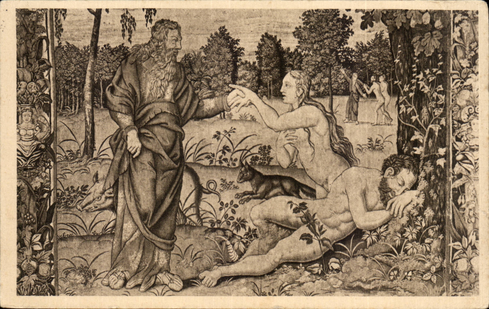 Création de la femme — Tapisserie du XVIe s. — Les Éditions d'An VVO, Paris