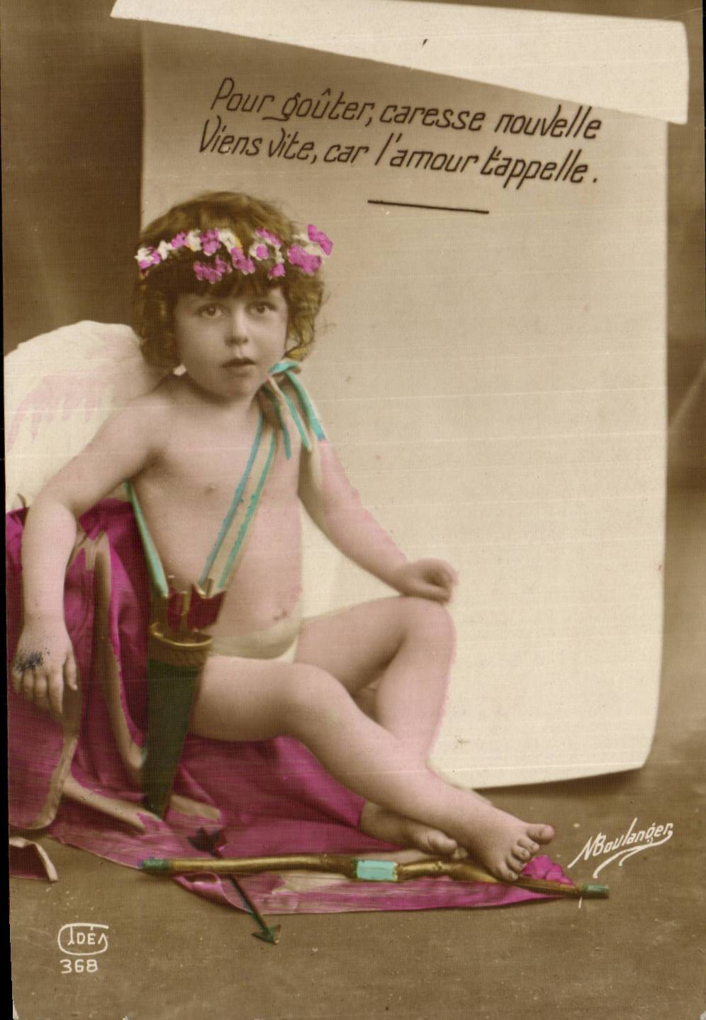 Fantaisie - Enfants - Ange - Angel - Engel - CPA 