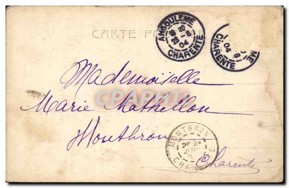 Fantaisie - Enfants - Children in elegant clothing - CPA  — Verso